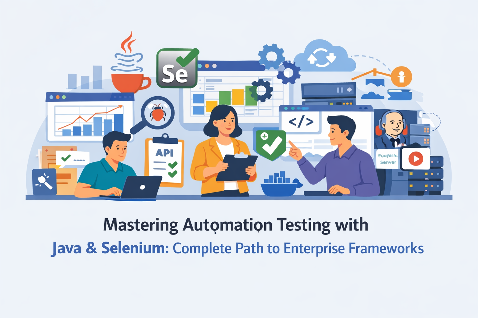 Mastering Automation Testing with Java & Selenium: Complete Path to Enterprise Frameworks